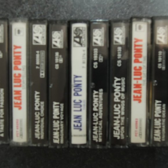 Jean Luc Ponty Lot 10 Cassette Tapes Atlantic + Columbia Label - Never Used - Picture 5 of 9